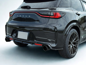 EXART IVSC MUFFLER CARBON FIBER CIRCULAR Φ114 TAILPIPE. EXHAUST EXHAUST FOR LEXUS LBX MORIZO RR 4BA-GAYA16 G16E-GTS EA01-LX114-C