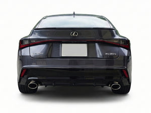 EXART IVSC MUFFLER STAINLESS STEEL OVAL TAIL (120MM WIDTH) EXHAUST EXHAUST FOR LEXUS IS350 3BA-GSE31 2GR-FKS EA01-LX115-STAINLESS-STEEL-OVAL-TAILPIPE-120MM-WIDTH