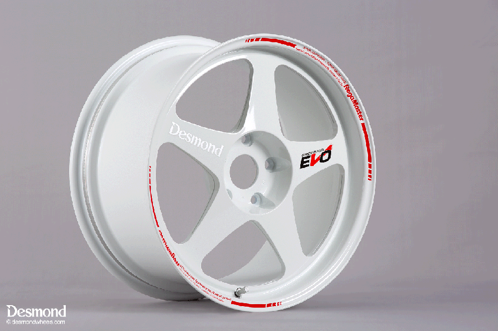 DESMOND 19 INCH REGAMASTER EVO II LIP STICKER GREY DESMOND-00732