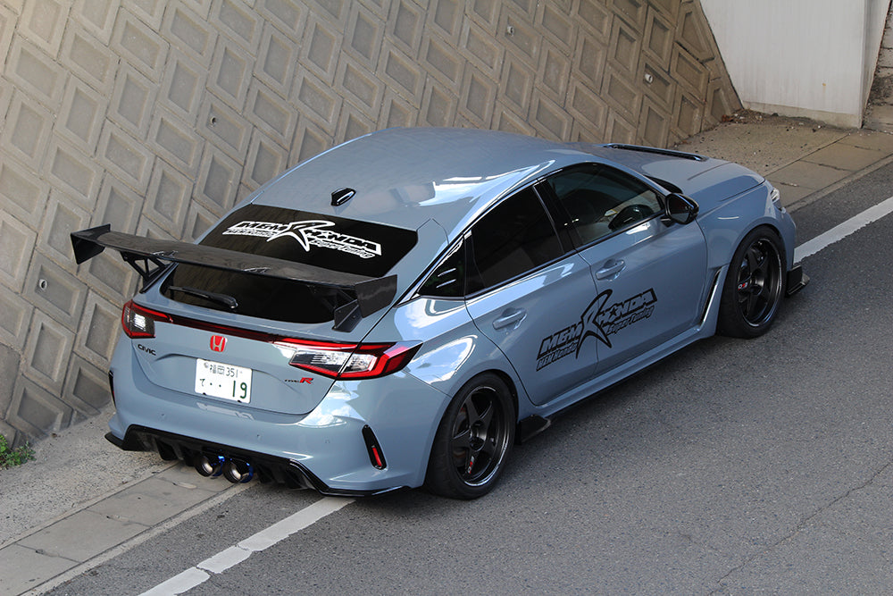 M&M HONDA CARBON GT WING TYPE 03GT 1500-170 BOLT-ON BRACKET FOR HONDA CIVIC FL5  00900-FL5-WC03GT1500-170