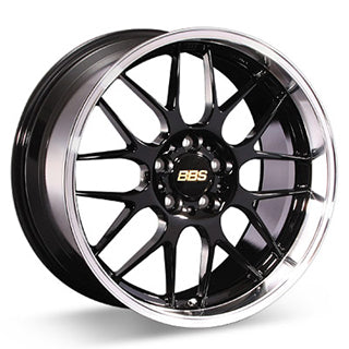 BBS RG-R RG744 17X7.5 +48 5X114.3 BLACK DIAMOND CUT (BKD) FOR RG744-BKD