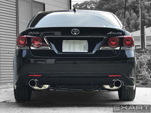 EXART ONE MUFFLER TITANIUM Φ101 TAIL EXHAUST EXHAUST FOR TOYOTA CROWN ATHLETE 2.0 TURBO DBA-ARS210 8AR-FTS EA02-TY105-T-TITANIUM-Φ101-TAIL