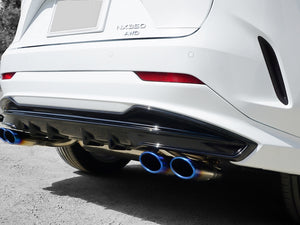 EXART ONE MUFFLER SPORTS SOUND TITANIUM OVAL TAIL (110MM X 70MM 4 PIPES) EXHAUST EXHAUST FOR LEXUS NX350 5BA-TAZA25 T24A EA02-LX113-T