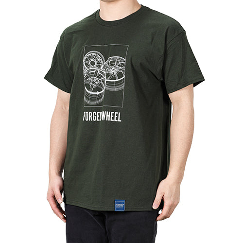 RAYS OFFICIAL T-SHIRT 30S-G FOREST GREEN M FOR  7409030020136