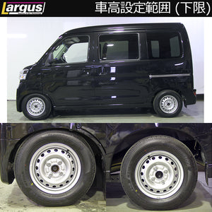LARGUS SPEC K COILOVER KIT FOR DAIHATSU HIJET CARGO S321V 2WD 01015101012-QQ-1