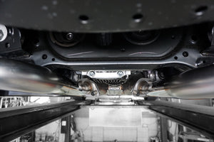EXART ONE MUFFLER TITANIUM OVAL TAILPIPE (110MM X 70MM 4 PIPES) EXHAUST EXHAUST FOR LEXUS IS500 5BA-USE30 2UR-GSE EA02-LX114-T