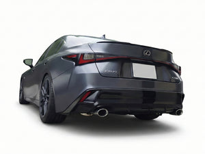 EXART IVSC MUFFLER TITANIUM OVAL TAIL (120MM WIDTH) EXHAUST EXHAUST FOR LEXUS IS350 3BA-GSE31 2GR-FKS EA01-LX115-TITANIUM-OVAL-TAILPIPE-120MM-WIDTH