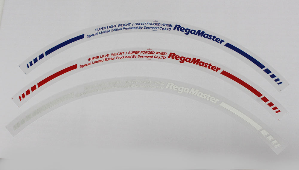 DESMOND 19 INCH REGAMASTER EVO II LIP STICKER BLUE DESMOND-00731