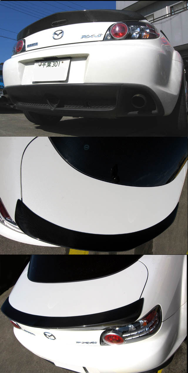 RE-AMEMIYA TRUNK SPOILER CARBON FOR MAZDA RX-8 D0-088030-013