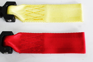 M&M HONDA FRONT TOW HOOK REPLACEMENT RACE STRAP BODY YELLOW FOR HONDA CIVIC FL5 01713-FL5-F002Y