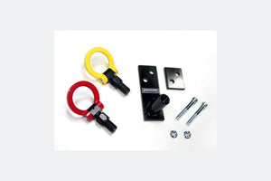 M&M HONDA FRONT FOLDABLE TOW HOOK YELLOW FOR INTEGRA DC5 TYPE R  01713-DC5-F001Y