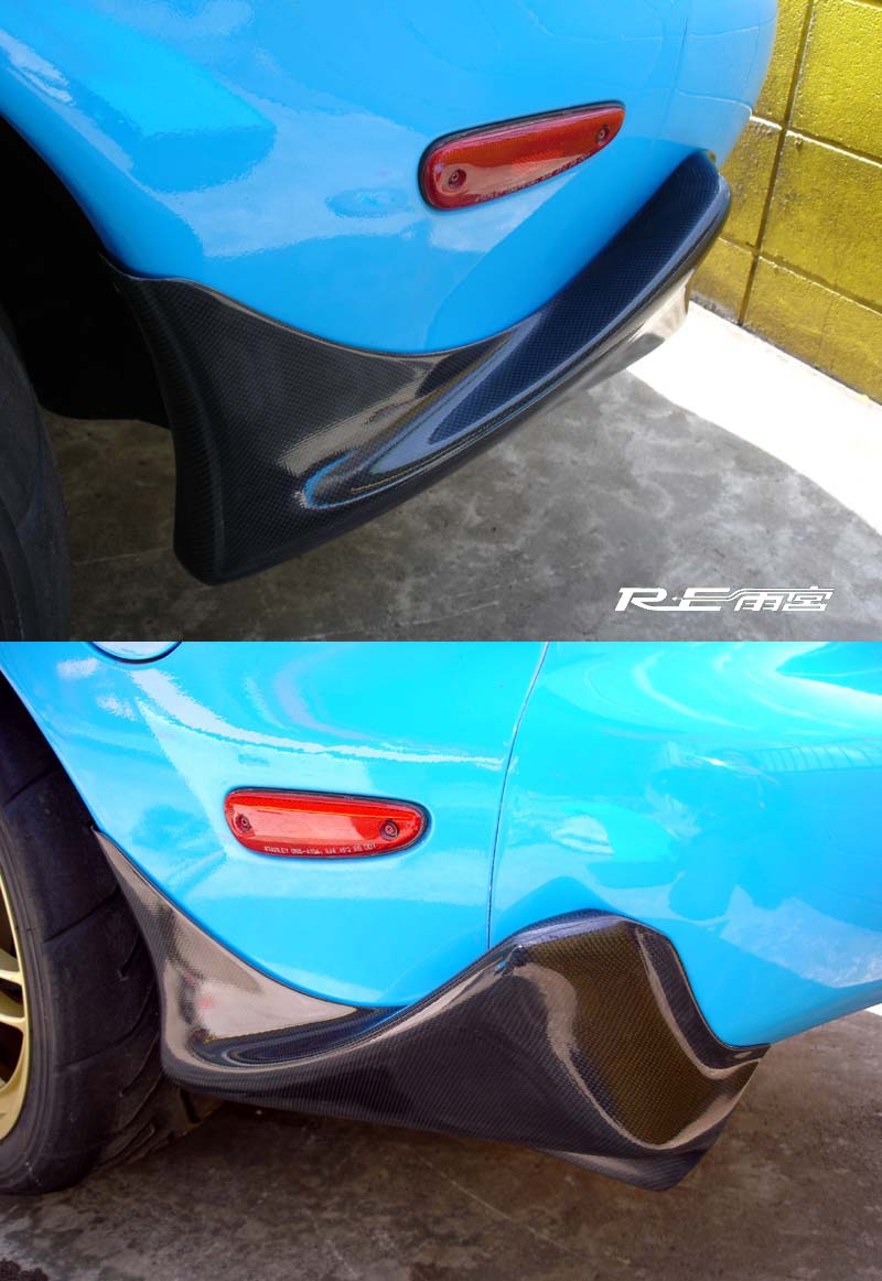 RE-AMEMIYA REAR SUPER CANARD GF FOR NOMAL BODY FOR MAZDA RX-7 FD3S D0-02203F-193