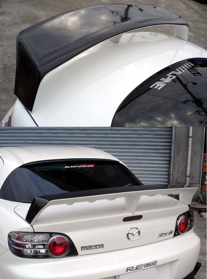 RE-AMEMIYA REAR WING SPOILER HI-CF FOR MAZDA RX-8 D0-088030-026