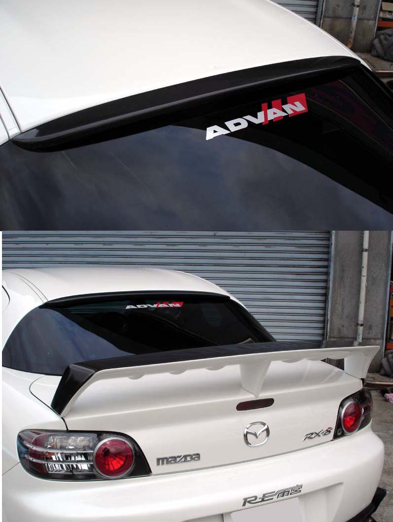 RE-AMEMIYA REAR ROOF SPOILER CF FOR MAZDA RX-8 D0-088030-029
