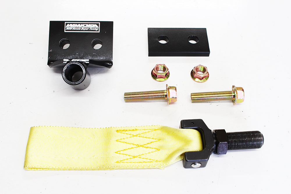 M&M HONDA FRONT TOW HOOK RACE STRAP YELLOW FOR HONDA CIVIC FL5 01713-FL5-F001Y
