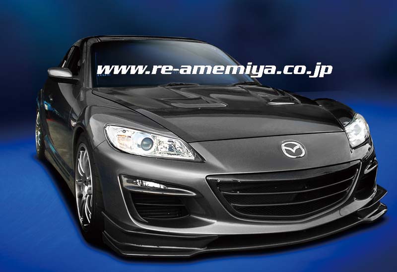 RE-AMEMIYA KOUKI RS FRONT SKIRT CARBON FOR MAZDA RX-8 D0-088030-044