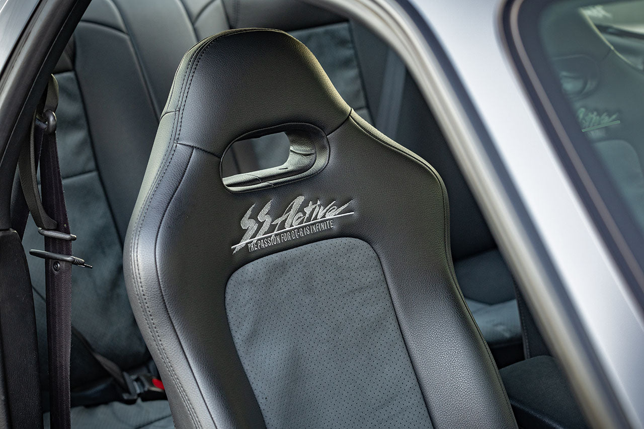 GARAGE ACTIVE ORIGINAL SEAT COVERS PVC X ULTRASUEDE FOR NISSAN SKYLINE GT-R BCNR33 GARAGE-ACTIVE-00022