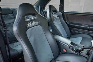 GARAGE ACTIVE ORIGINAL SEAT COVERS PVC X ULTRASUEDE FOR NISSAN SKYLINE GT-R BCNR33 GARAGE-ACTIVE-00022