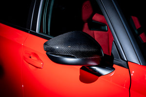 MAX ORIDO CARBON DOOR MIRROR COVER SOLID BLACK FOR HONDA CIVIC FL5 AKE-FL5-CD-CAR-BK