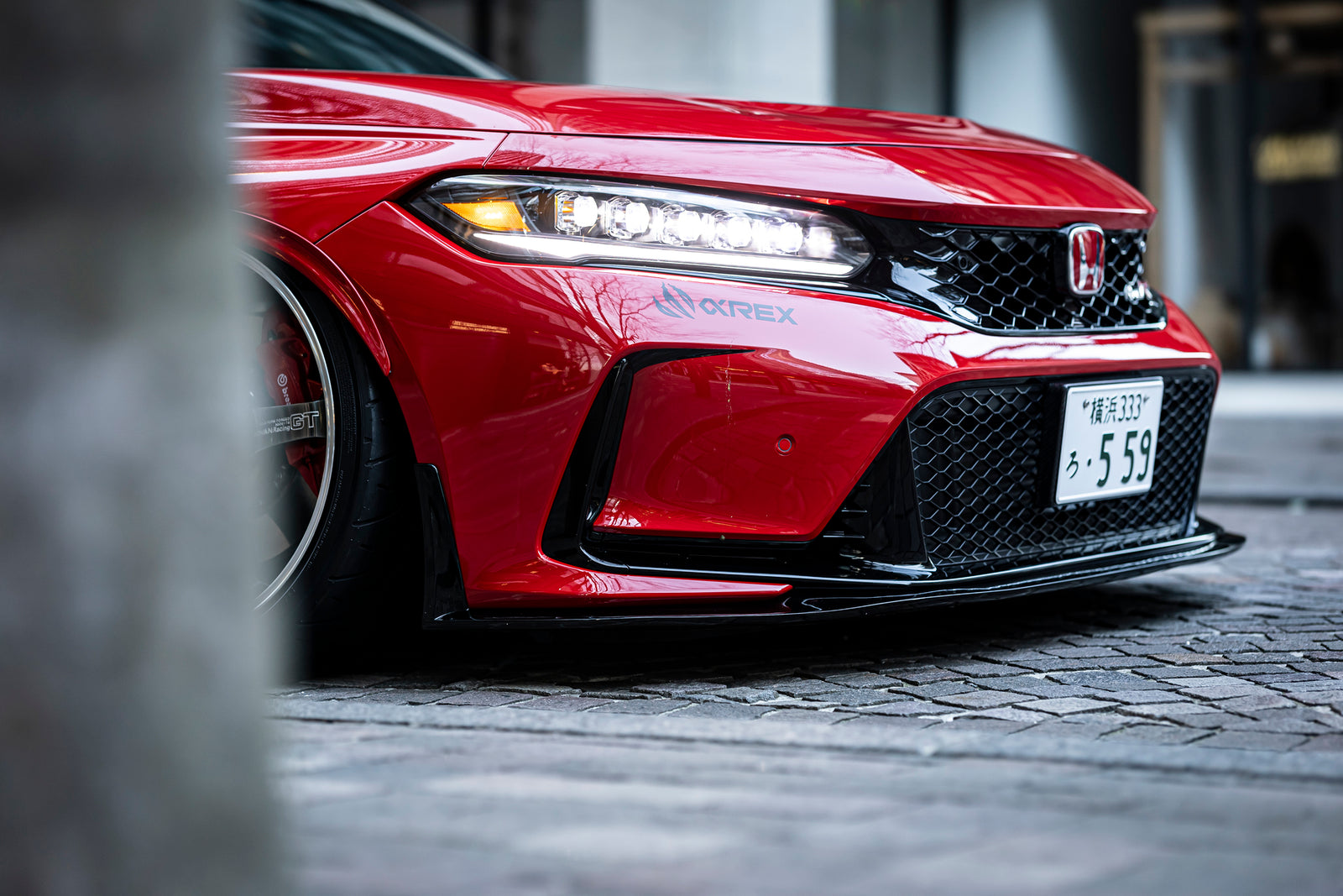 MAX ORIDO CARBON NUMBER BASE SOLID BLACK FOR HONDA CIVIC FL5 AKE-FL5-NB-CAR-BK