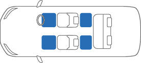 KARO SISAL SILVER BLACK FLOOR MATTS FOR NISSAN SKYLINE V35 SISAL-1784-SILVER-BLACK