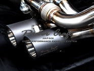 POWER CRAFT HYBRID EXHAUST MUFFLER SYSTEM WITH BLACK TAIL FOR PORSCHE 991.2 CARRERA PORSCHE 991.2 CARRERA S P-PO580102-BKT