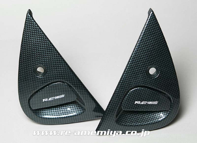 RE-AMEMIYA CARBON LOOK OUTER HANDLE BLACK FOR MAZDA RX-7 FD3S IP-022030-003