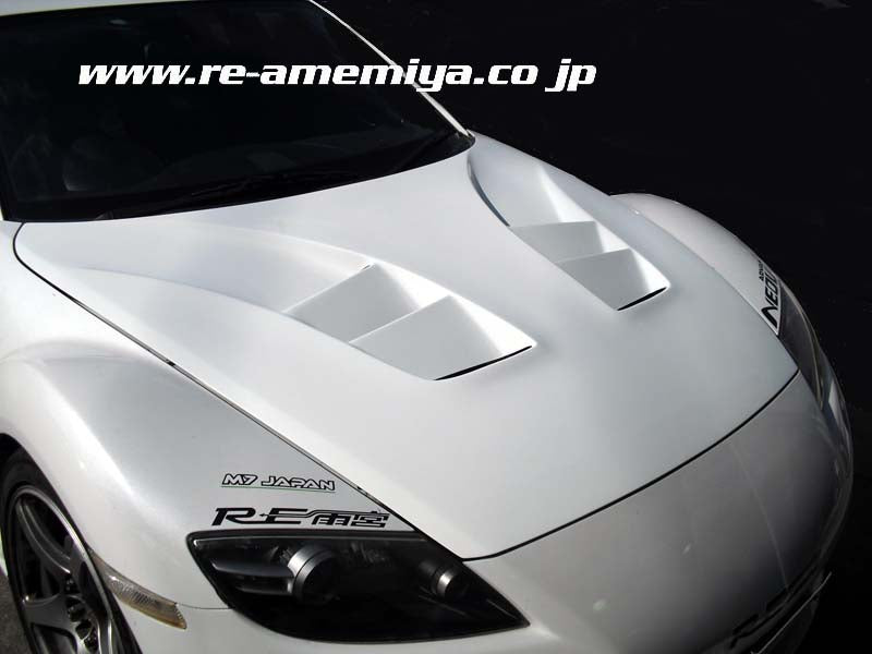 RE-AMEMIYA AD-HOOD D1 BONNET FRP FOR MAZDA RX-8 D0-088030-049