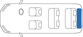 KARO FLAXY BRILLIANT BLUE LUGGAGE MATS FOR HONDA ODYSSEY RC4 FLAXY-3805-BLUE