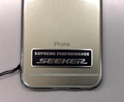 SEEKER METAL PLATE STICKER SEEKER-00007