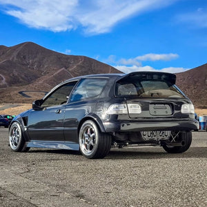 78WORKS US TYPE TAIL LAMP ALL CLEAR FOR HONDA CIVIC HATCHBACK EG3 EG4 EG6 SIR VTI S073FC