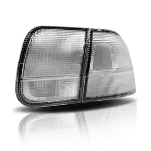 78WORKS US TYPE TAIL LAMP ALL CLEAR FOR HONDA CIVIC COUPE FERIO EK2 EK3 EK4 EK5 EK8 S076FC
