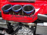 POWER CRAFT HYBRID EXHAUST MUFFLER SYSTEM WITH RACING STRAIGHT CATALYZER FOR FERRARI 488 ITALIA P-FE450101-SE