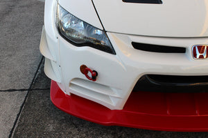 M&M HONDA FRONT TWIN CANARD FOR WIDE BODY KIT FOR CIVIC FD2 FD1  01010-FD2-MR05