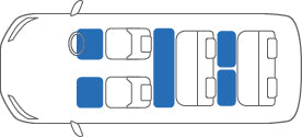 KARO FLAXY BRILLIANT WHITE FLOOR MATS FOR MERCEDES BENZ GL-CLASS X166 FLAXY-3377-WHITE