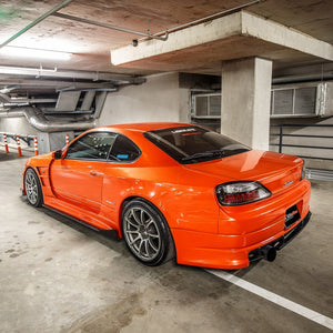 78WORKS STANDARD MODEL LED TAIL LAMP V1 BLACK FOR NISSAN S15 SILVIA VERIATTA S081BK