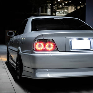 78WORKS LED TAIL LAMP V2 ALL CLEAR FOR TOYOTA 100 SERIES CHASER JZX LX GX SX ZENKI KOUKI S313FC