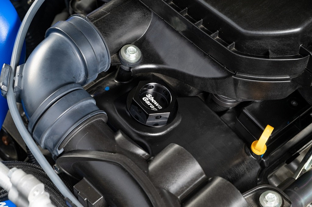 SHOWA GARAGE SGR ALUMINUM OIL FILLER CAP BLACK FOR JIMNY JB64 SIERRA JB74 NOMAD JC74 P00045