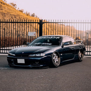 78WORKS CLEAR LENS MODEL HEADLIGHT BLACK FOR NISSAN S14 SILVIA (KOUKI) S084BK