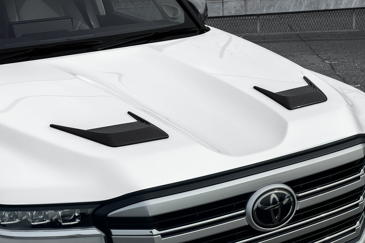 ROJAM BONNET DUCT CFRP CLEAR PAINTED FOR TOYOTA LAND CRUISER PRADO 300 20-BDC-LC300