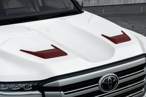 ROJAM BONNET DUCT CFRP CLEAR PAINTED FOR TOYOTA LAND CRUISER PRADO 300 20-BDC-LC300