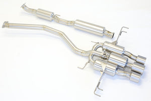 R1 TITAN EXTRA PLATINUM RING SCOTCH TAIL FINISH WITH R1 TITAN LOGO FOR HONDA CIVIC TYPE R FL5 R1-TITAN-00038