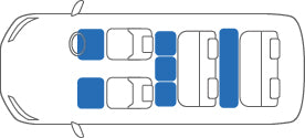 KARO SISAL BLUE WHITE FLOOR MATTS FOR VOLKSWAGEN GOLF TOURAN 1TC SISAL-3774-BLUE-WHITE