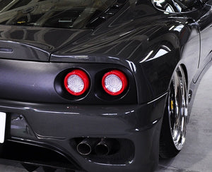 CRYSTAL EYE FIBER LED TAIL FERRARI AUTO JEWELRY FOR FERRARI 360 355 550 575 512 F50 J256RS