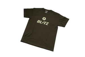 BLITZ WEAR HEXAGON TEE T-SHIRT ARMY GREEN L 13575