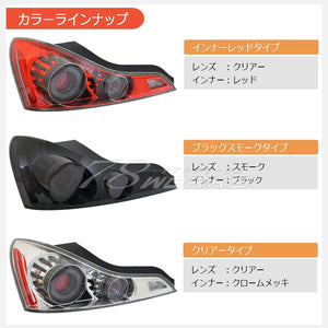 78WORKS LED TAIL LAMP V2 CLEAR FOR NISSAN V36 G37 SKYLINE COUPE L235