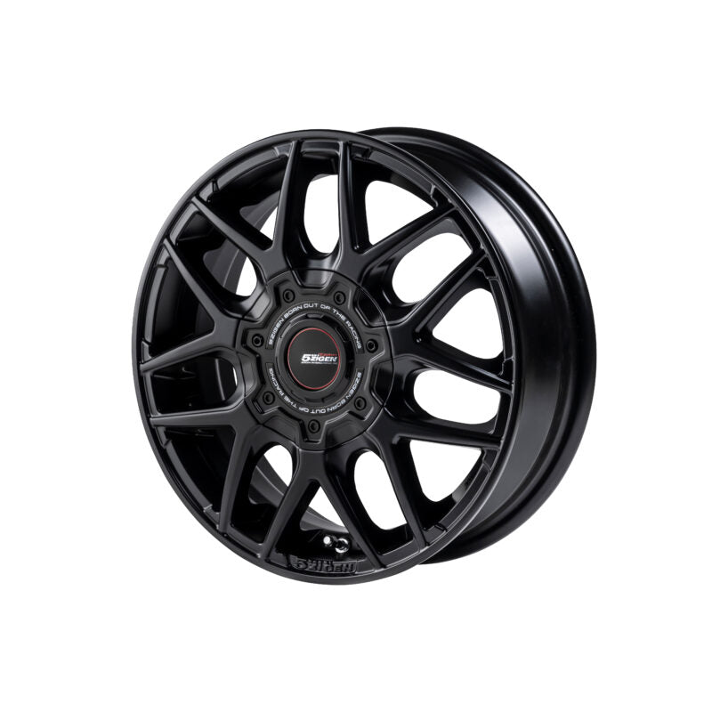5ZIGEN TF500 XC-M 14X4.5 +43 4-100 SEMI GLOSS BLACK XCM4454340SB