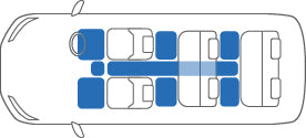 KARO QUEST COOL PURPLE LUGGAGE MATS FOR MITSUBISHI DELICA SPACE GEAR PA PD PE#W QUEST-1012-PURPLE