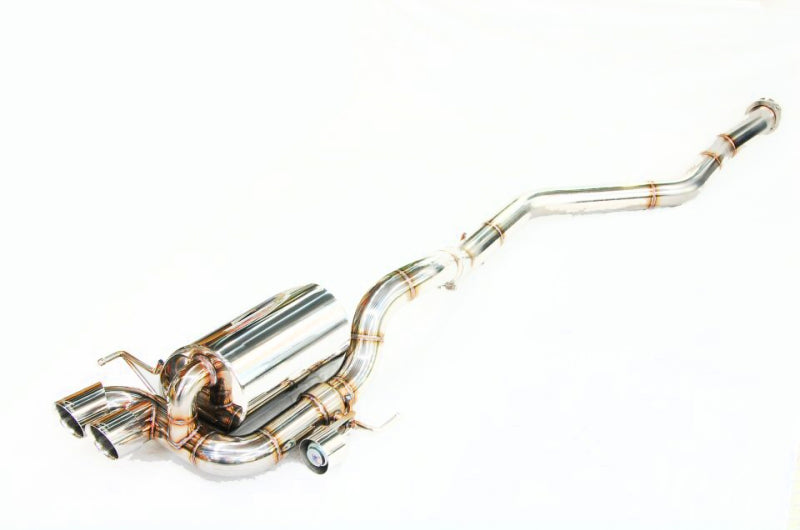 KREISSIEG CAT-BACK F1 SOUND VALVETRONIC EXHAUST SYSTEM STAINLESS STEEL FLOATING CURL TAIL SANDBLASTED KSG LOGO MARK FOR ALFA ROMEO 147 GTA AL147GTA-05-STAINLESS