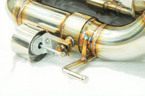 KREISSIEG CAT-BACK F1 SOUND VALVETRONIC EXHAUST SYSTEM TITANIUM FLOATING CURL TAIL SANDBLASTED KSG LOGO MARK FOR ALFA ROMEO 147 GTA AL147GTA-05-TITANIUM